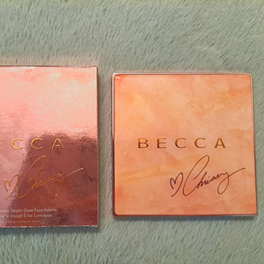 BECCA X CHRISSY TEIGEN FACE PALETTE LIMITED EDITION DISCONTINUED